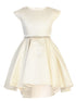 Sweet Kids Girls Multi Color Jacquard High-Low Cocktail Easter Dress 2-16 - SophiasStyle.com